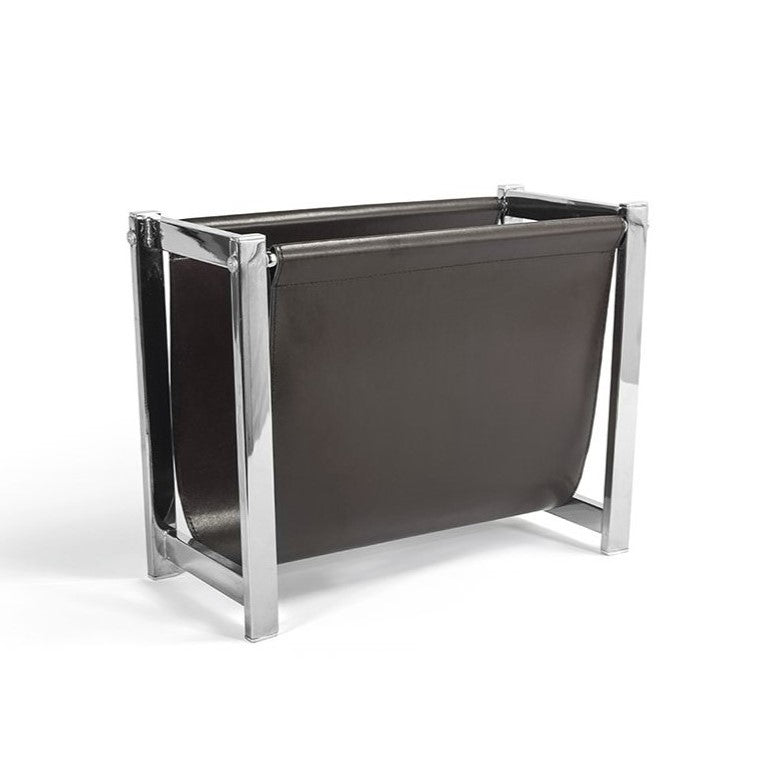 London Magazine Holder 13 x 10 x 5.75 - Brown
