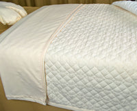 Spa Quilted Blanket 60" x 90", White