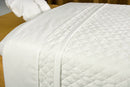 Spa Quilted Blanket 60" x 90", White