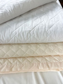 Spa Quilted Blanket 60" x 90", White