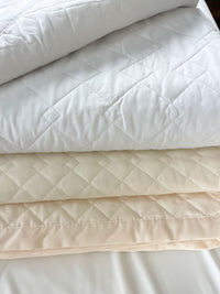 Spa Quilted Blanket 60" x 90", White