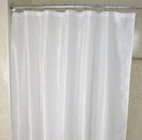 Dobbie Sparkle Shower Curtain 100% Polyester, White 72”W x 72”L