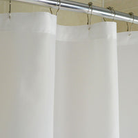 Nylon 72"x72" Standard Shower Curtain, White