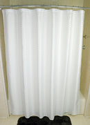 Satin Box Standard Shower Curtain 72"x72" 100% Polyester, White
