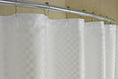 Satin Box Standard Shower Curtain 72"x72" 100% Polyester, White