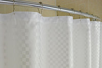 Satin Box Standard Shower Curtain 72"x72" 100% Polyester, White