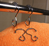 Chrome Plated Steel Open End Snap Fit with 5 ball roller hooks