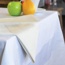 Satin Band Tablecloth 100% ELS Cotton Hemmed