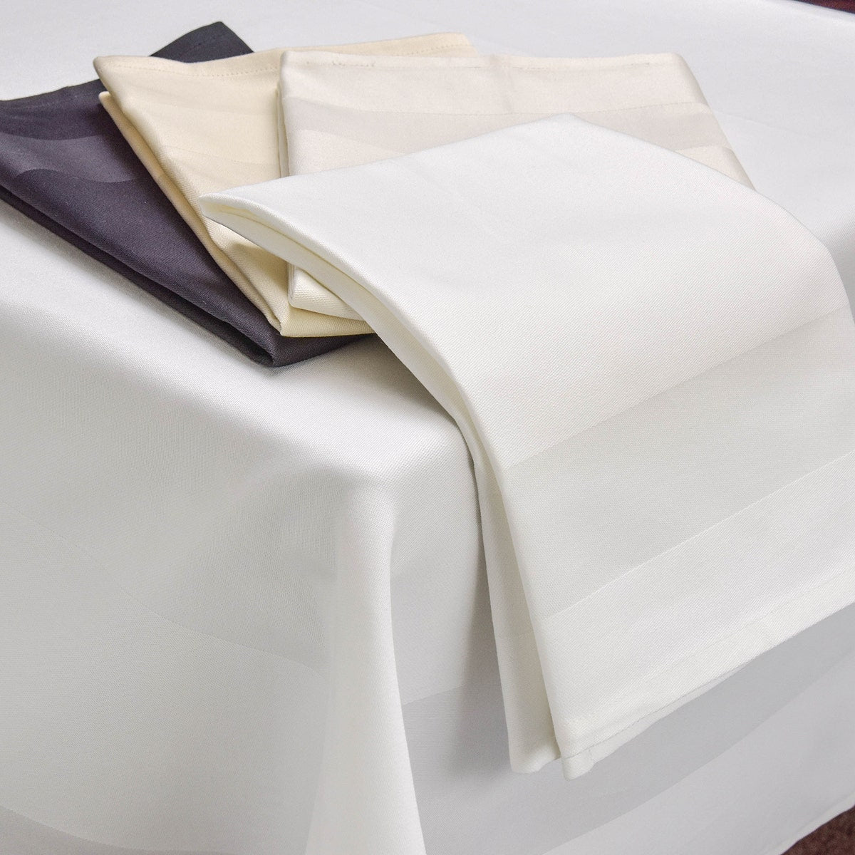 Satin Band Tablecloth 100% ELS Cotton Hemmed