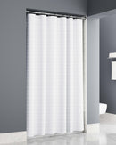Satinbox Regular Curtain White 72x72 Sewn Button