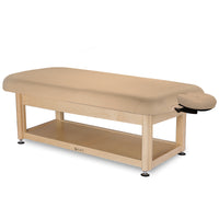 Serenity Flat Top Massage Table with Shelf