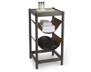 Sling Fling Shelf, Mango Wood & Leatherette