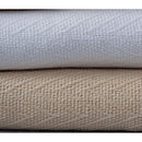 Oxford 100% Cotton Blanket, Herringbone, Medium Weight