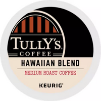 Tully's® Coffee Hawaiian Blend Medium Roast Kosher Caffeinated K-Cups