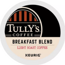 Tully's® Coffee Breakfast Blend Light Roast Kosher Caffeinated K-Cups