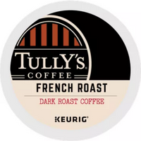 Tully's® Coffee French Roast Dark Roast Kosher Caffeinated K-Cups
