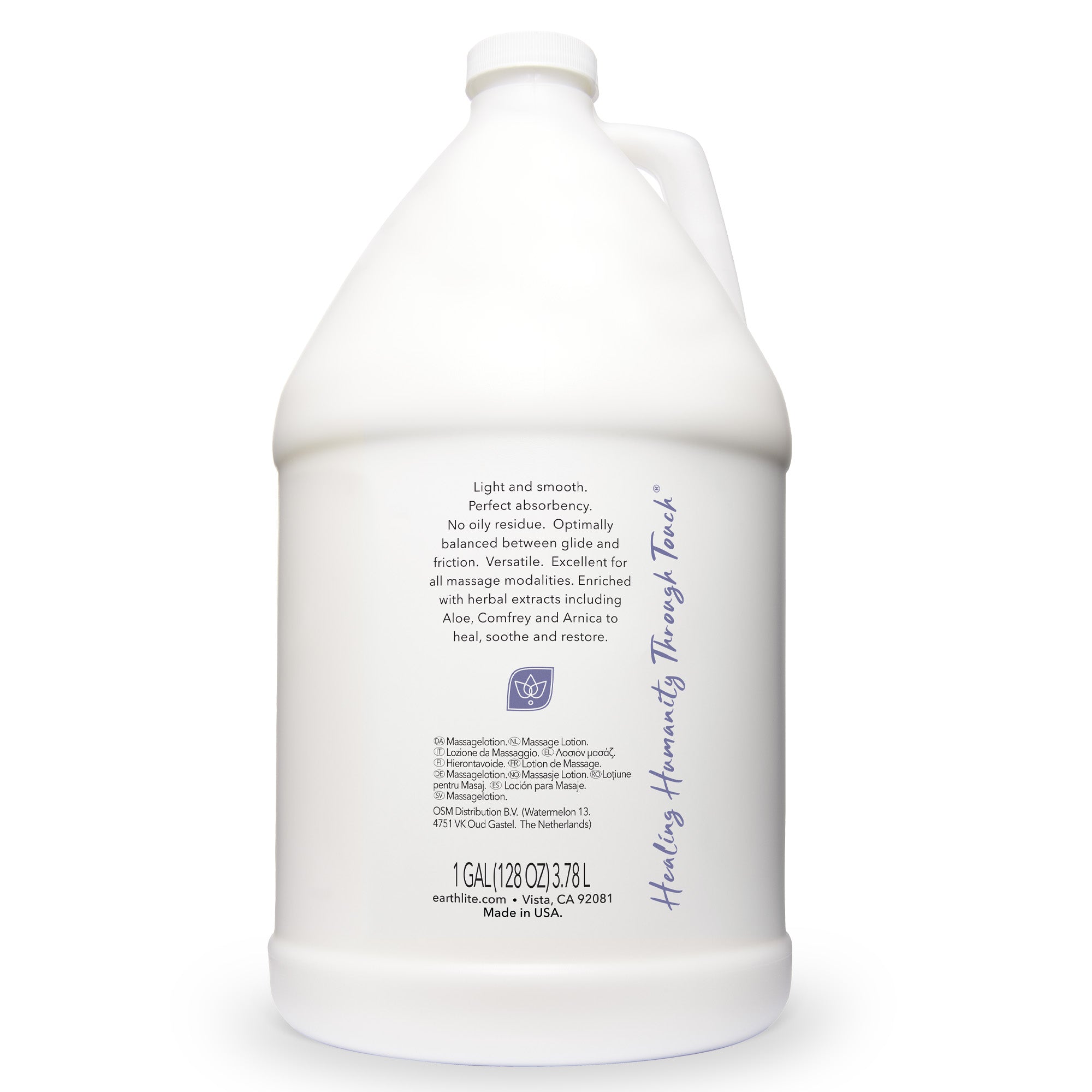 Earthlite Versa-Lite Massage Lotion 1 Gallon (Scented & Unscented)