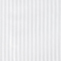Vertical Stripe White Easy Hang Shower Curtain  71x73 Hook White Waterproof