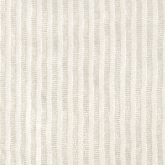 Vertical Stripe Tan Easy Hang White Shower Curtain 71x73 Hook Chrome Waterproof